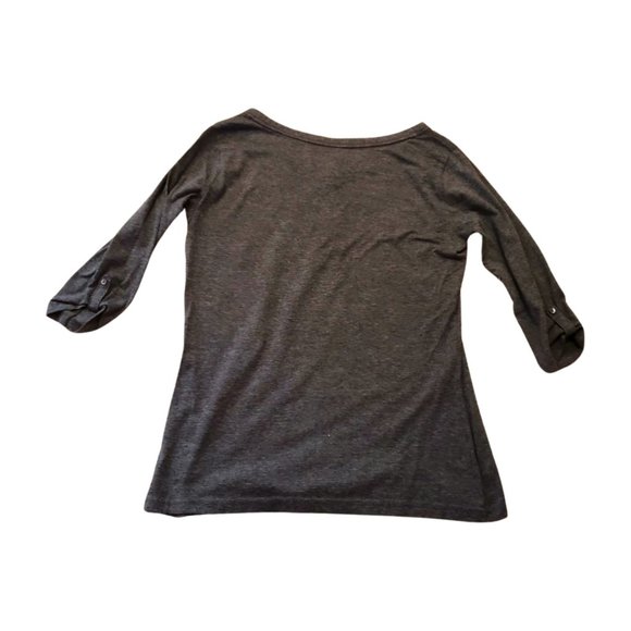 Bacardí Rum Logo 3/4 Sleeve Henley Top Women’s M - Picture 11 of 11